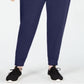Ideology Women's Tie Lounge Pants Plus Blue Size 3X