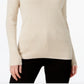 Karen Scott Women's Cotton Mock Neck Sweater Brown Size X-Small
