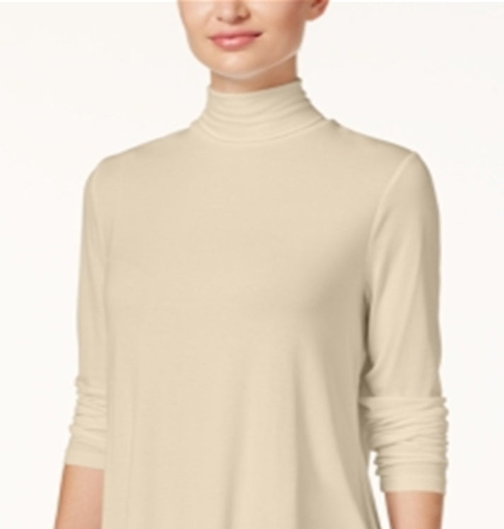JM Collection Women's Turtleneck Top Brown Size X-Small