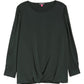 Vince Camuto Women's Hammer Satin Puff Shoulder Top Blue Size 1X