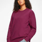 Bewakoof Women's Solid Boxy Sweatshirt Purple Size XX-Large