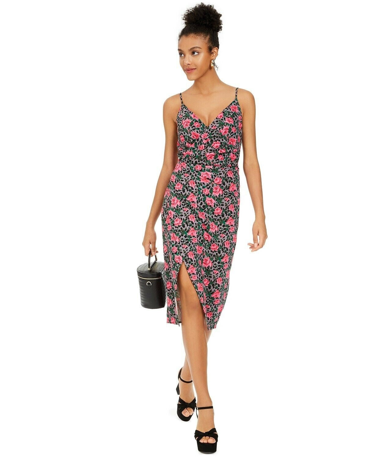 Betsey Johnson Women's  Rose Leopard-Print Sheath Dress Size 2