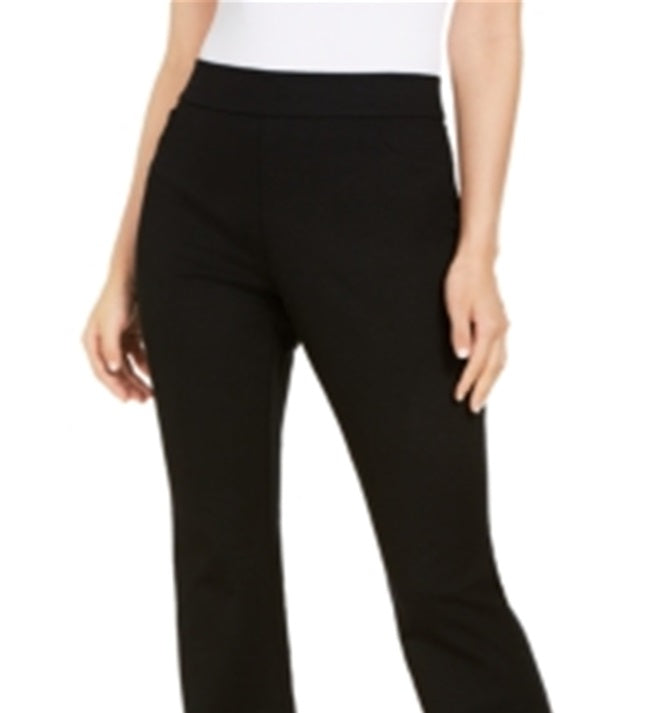 INC International Concepts Women's  Petite Pull-on Bootcut Pants Black Size 0 P