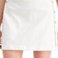 INC International Concepts Women's  Mini Denim Sailor Skirt  White Size  18