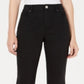 Bar III Women S Marley High-Waist Frayed-Hem Cropped Pants Black Size 14
