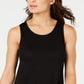 Ideology Women's Fitness Yoga Tank Top Black Size X-Small