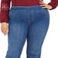 Style & Co. Womens Denim Boot Cut Jeans Blue Size 24W