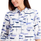 Charter Club Women's Sailboat Print Shirt White Size XX-Large