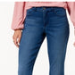 Style & Co Women's Petite Tummy-Control Mid-Rise Bootcut Jeans Blue Size 14