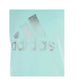 Adidas Little Girls Logo-Print T-Shirt Mint  Size 5