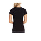 Vince Camuto Women's  Embellished Short Sleeve T-Shirt Top Rich Black Size Large