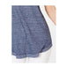Style & Co Women's Chest Pocket Burnout Top Blue Size Large