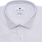 Ryan Seacrest Distinction Men's Slim Fit Non Iron Performance Stretch Check Graph Check Dress Blue Size 18X32X33
