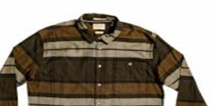 Quiksilver Men's Unfiltered Stoke Flannel Unfiltered Stroke Shirt Green Size Large