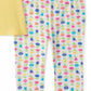 Kids Headquarters Little Girl's 2 Pc Flower Surprise Tunic & Leggings Set Yellow Size 5