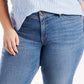 Levi's Women's Plus Classic 414 Straight Leg Jean Blue Size 16W