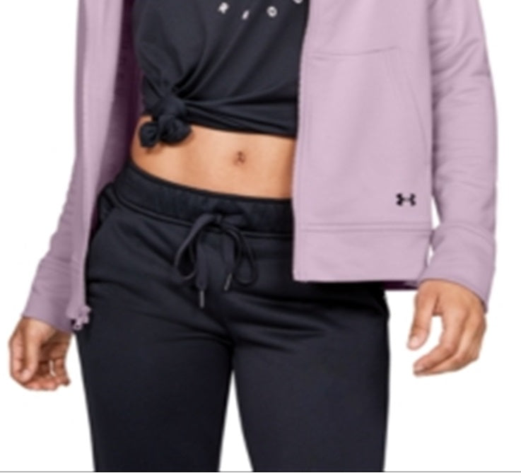 Under Armour Women's Tech Terry Zip Hoodie Pink Size Medium