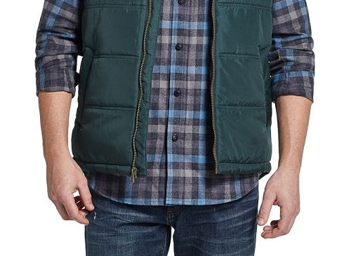 Weatherproof Vintage Men's Zip Front Vest Green Size Medium