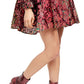 Free People Women's Long Sleeve Above the Knee Empire Waist Dress Red Size Medium