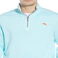 Tommy Bahama Men's Tobago Bay Half Zip Pullover Blue Size XX-Large