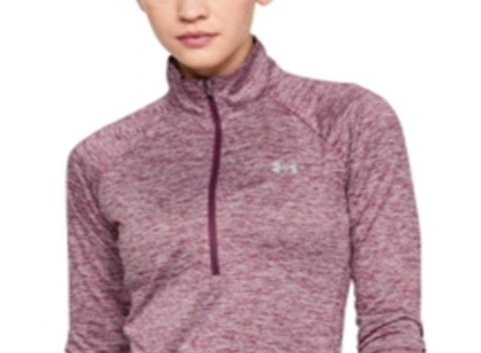Under Armour Women's Tech Twist Half Zip Jacket Purple Size Medium