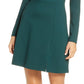 French Connection Women's Bayou Sapphire Beau Lula Dress Green Size 4