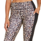 Ideology Women's Animal Print Fitness Athletic Leggings Brown Size Large