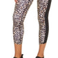 Ideology Women's Animal Print Fitness Athletic Leggings Brown Size Large