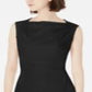Calvin Klein Women's Sleeveless Knee Length Sheath Dress Black Size 4