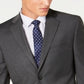 Alfani Men's Suit Jacket Slim Fit Plaid Stretch Performance Gray Size 40