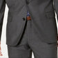 Alfani Men's Suit Jacket Slim Fit Plaid Stretch Performance Gray Size 40