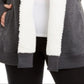 Ideology Women's Fleece Lined Jacket Gray Size 1X