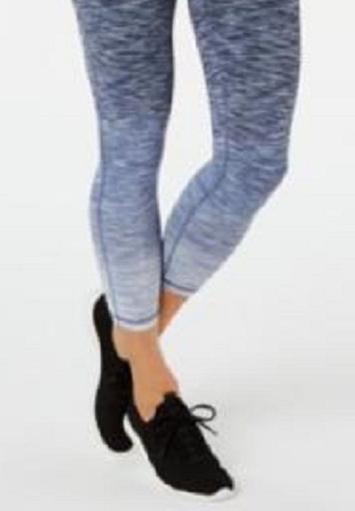 Ideology Women's Fitness Workout Athletic Leggings Blue Size Large