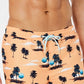 Club Room Men's Sunset Quick Dry Swim Trunks Orange Size Small