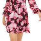 Bar III Women's Smocked Off the Shoulder Mini Dress Red Size XX-Large