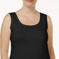 Alfani Women's Teal Sleeveless Scoop Neck Blouse Top Black Size Small