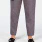 Alfred Dunner Women's Classic Allure Tummy Control Pull on Short Length Pants Gray Size 24W