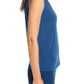 Anne Klein Women's Pleated V Neck Top Blue Size XX-Small