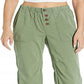 Free People Women's Cadet Pull on Jogger Pants Green Size Small