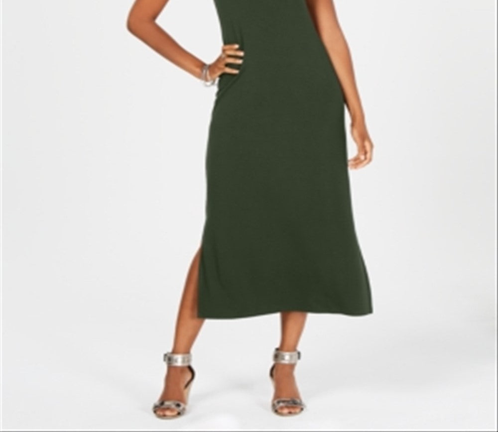Style & Co Women's Maxi Dress Green Size Petite X-Small