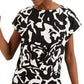 Alfani Women's Printed Top Black Size X-Large