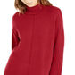 Alfani Women's Dropped Shoulder Turtleneck Red Size X-Small