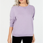 Karen Scott Women's Sport Long Sleeve Crewneck Sweatshirt Purple Size Large