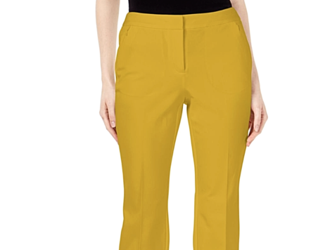 Alfani Women's Capri Pants Yellow Size 4 Petite