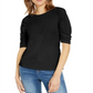 IINC International Concepts Women's Solid Short Sleeve Crew Neck T-Shirt Top Black Size X-Small