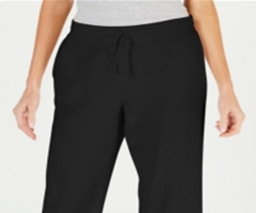 Karen Scott Women's Drawstring Capri Pants Black Size Petite S