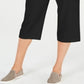Karen Scott Women's Drawstring Capri Pants Black Size Petite S