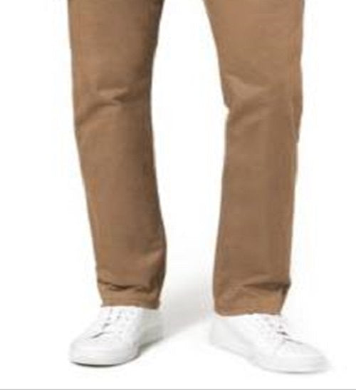 Dockers Men's Alpha Slim Fit All Seasons Tech Stretch Pants Brown Size 38X30