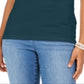 Style & Co Women's Cotton Tank Top Green Size X-Large