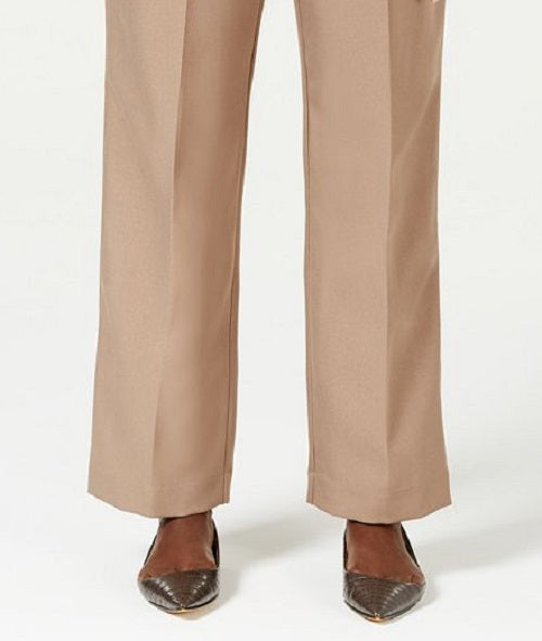 Karen Scott Women's Pull on Pants Brown Size Small